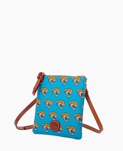 NFL Jaguars Small North South Top Zip Crossbody