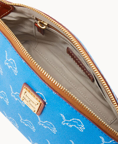 NFL Lions Suki Crossbody Med Wristlet