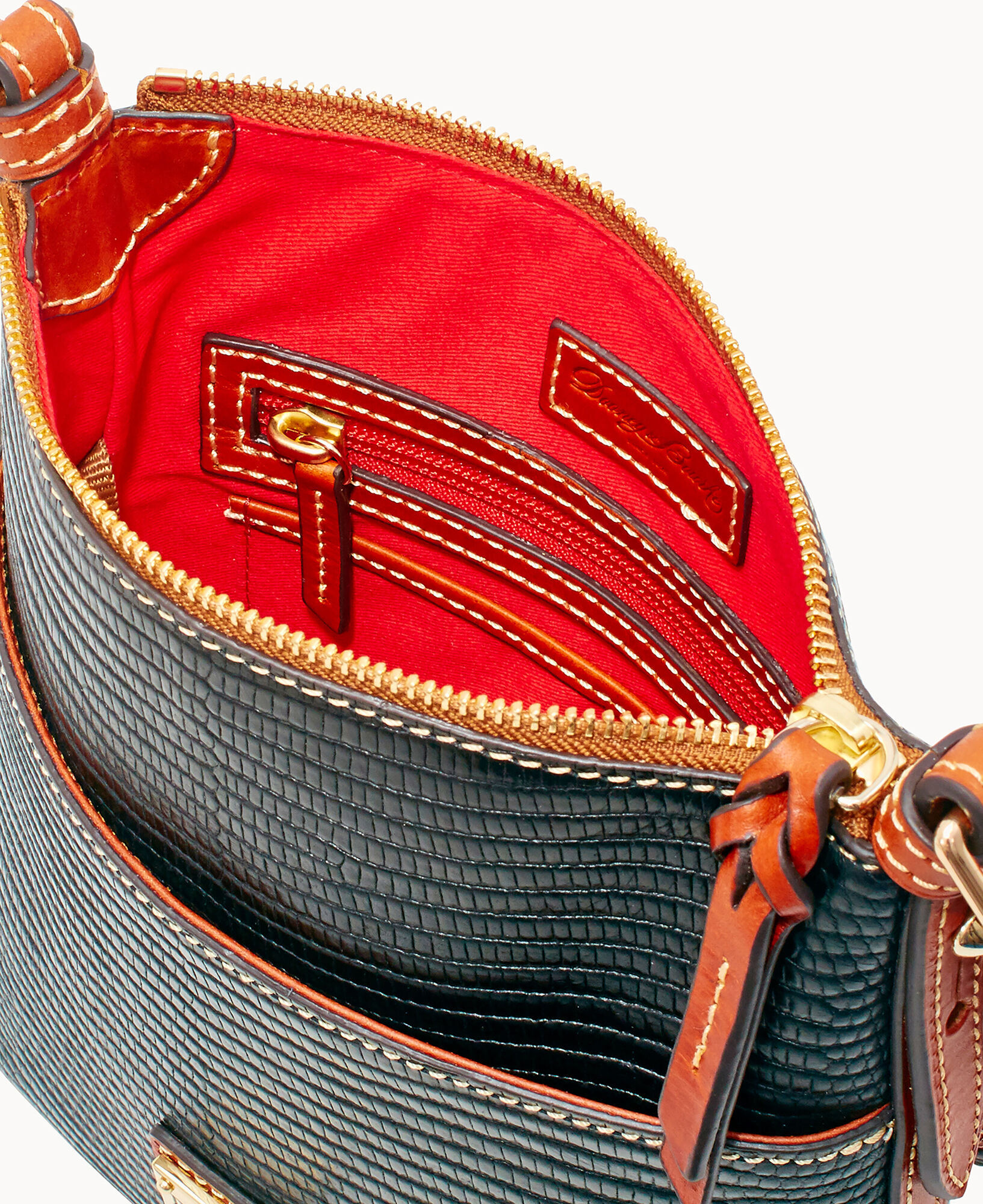 Dooney Bourke Embossed Lizard Letter Carrier