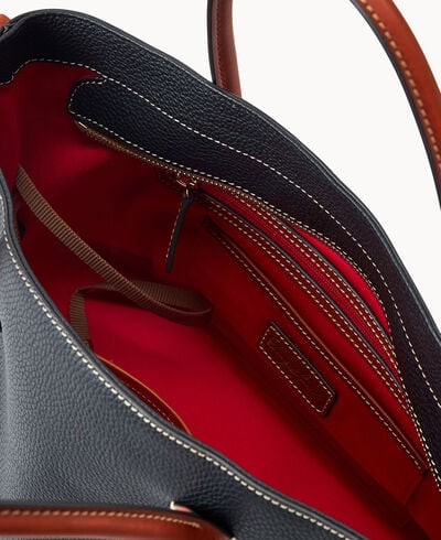 Pebble Grain Large Handle Tote