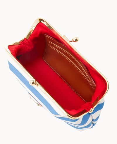 Sullivan Coated Cotton Large Framed Purse