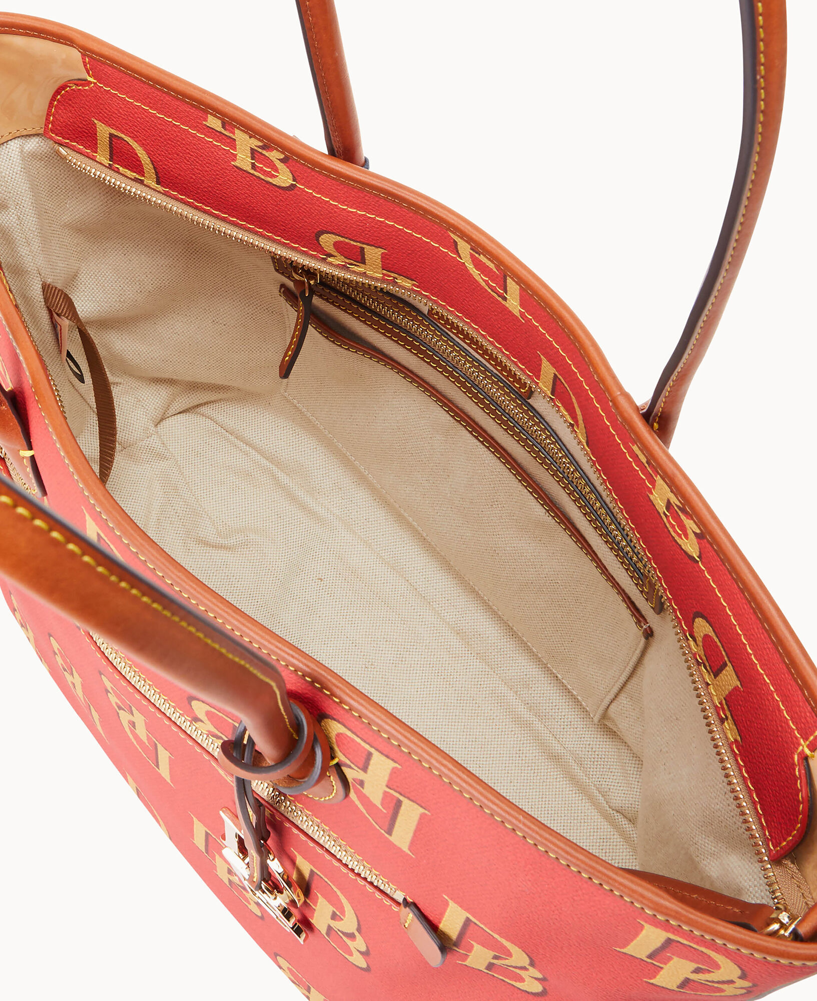 Dooney and bourke monogram tote clearance