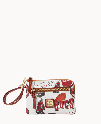 NFL Buccaneers Zip Around Wristlet