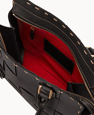 Alto Woven Rectangular Satchel