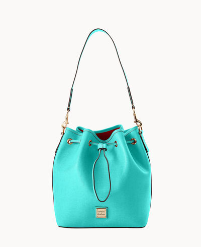 Saffiano Drawstring