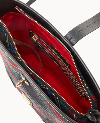 Tartan Crossbody Bucket