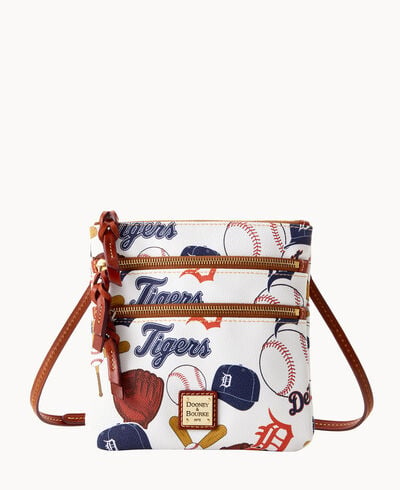 MLB Tigers N S Triple Zip Crossbody