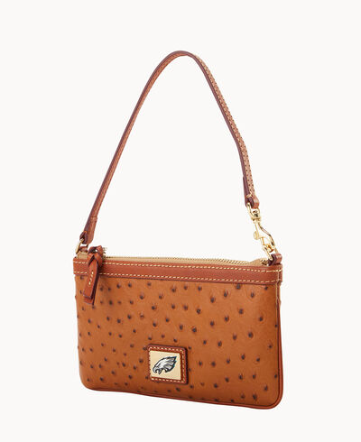 NFL Eagles Large Slim Wristlet