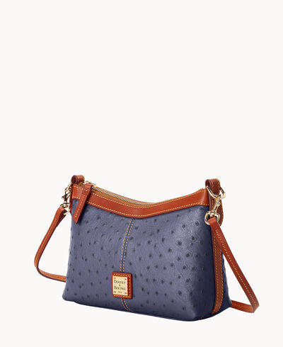 Ostrich Crossbody Pouch