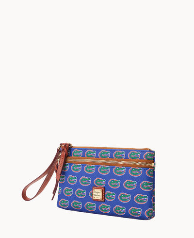 Collegiate University of Florida Double Zip Wristlet