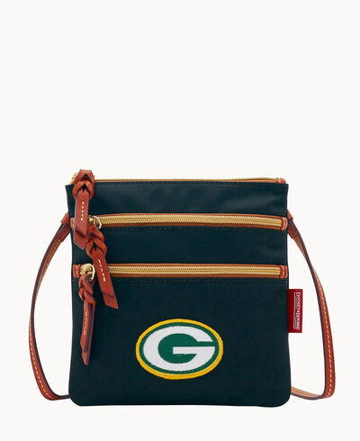 NFL Packers N S Triple Zip w ID holder