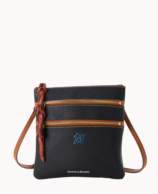 MLB Marlins N S Triple Zip Crossbody
