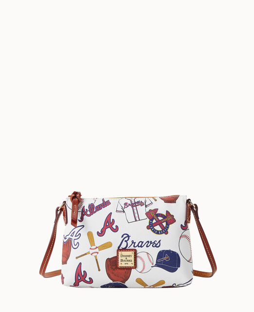 MLB Braves Crossbody Pouchette