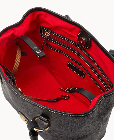 Pebble Grain Small Briana with Pouch