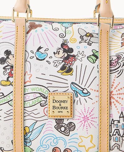 Disney Sketch Barrel Satchel