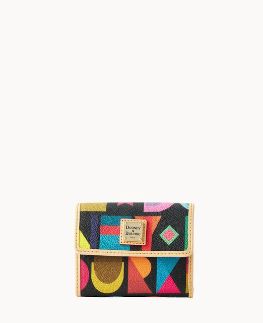 Art Deco Small Flap Wallet