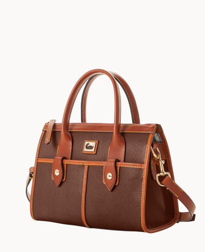 Camden Saffiano Small Satchel