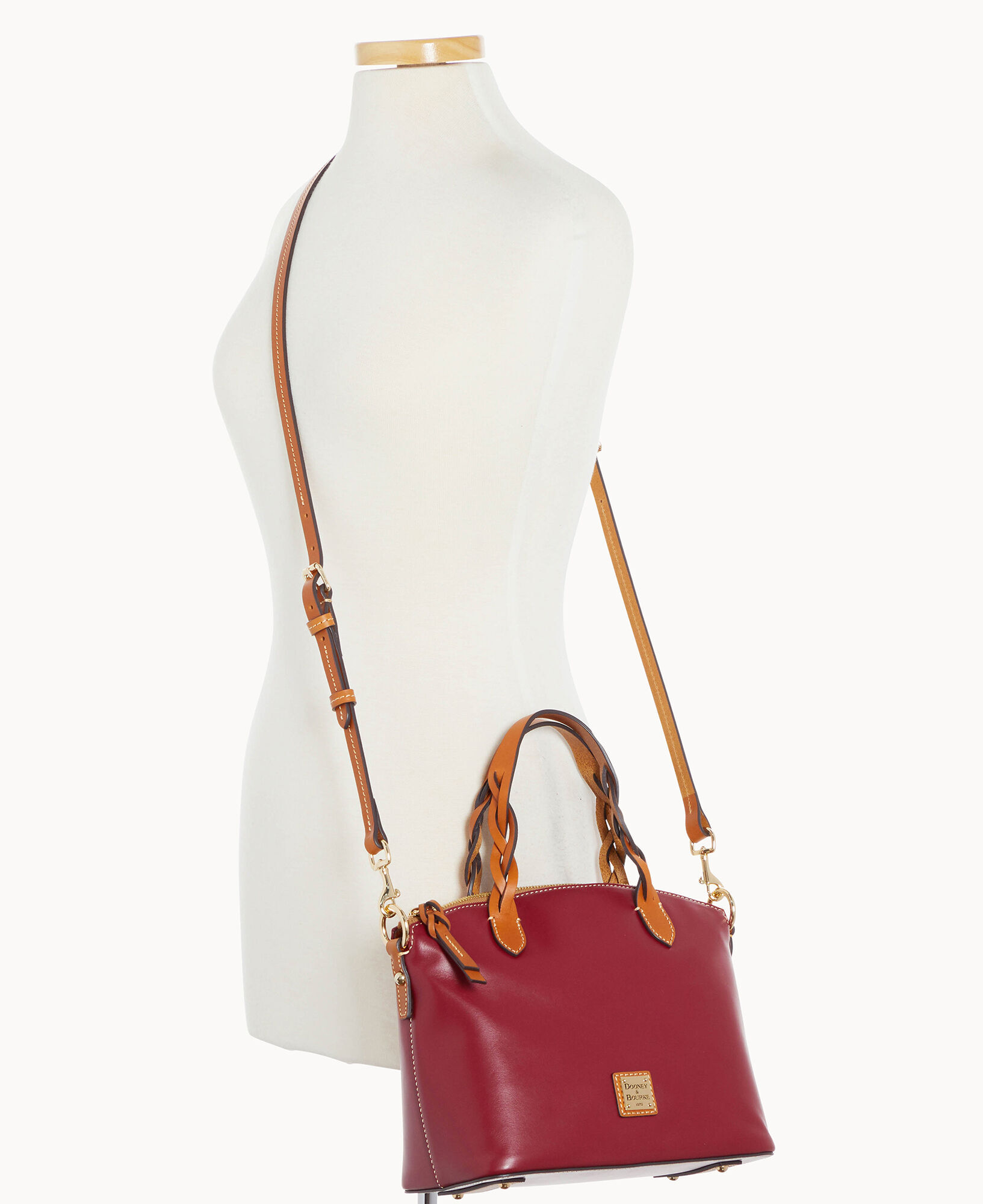 Dooney Bourke Wexford Leather Small Heidi Satchel