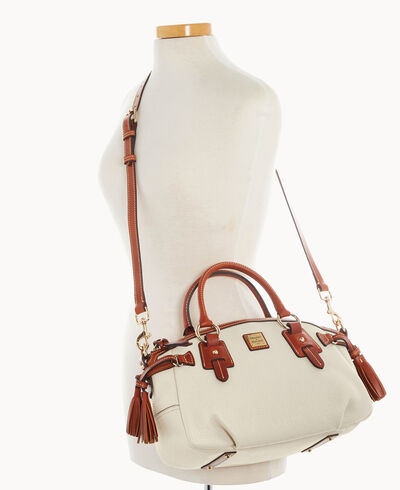 Pebble Grain Medium Mail Satchel