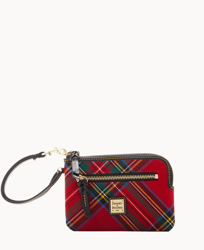 Tartan Zip Around Wristlet