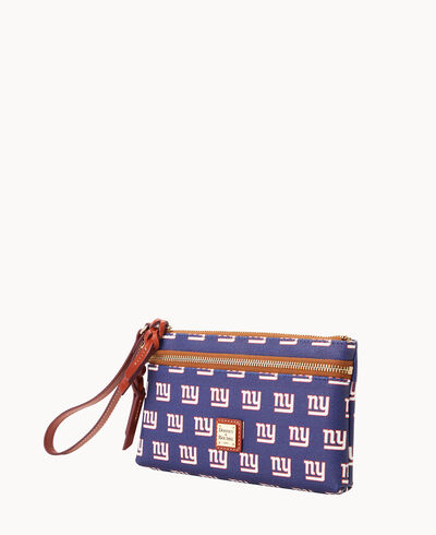 NFL NY Giants Double Zip Wristlet