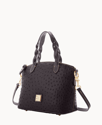 Ostrich Small Heidi Satchel