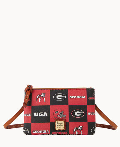 Collegiate University of Georgia Top Zip Crossbody