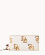 Monogram Large Zip Around Wristlet