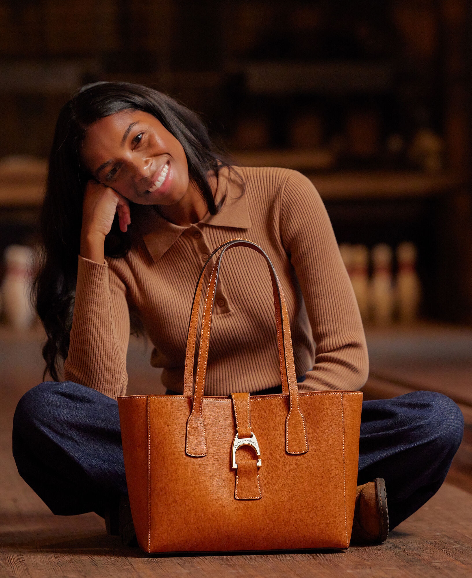 Dooney Bourke Saffiano Small Shannon Tote