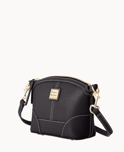 Saffiano Mini Domed Crossbody