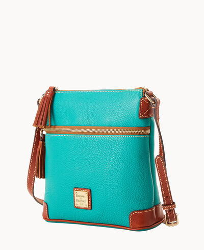Pebble Grain Small Tassel Crossbody