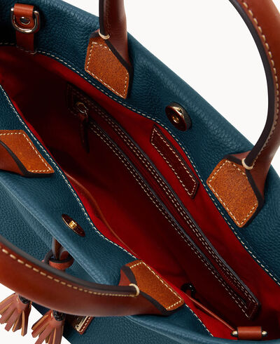 Pebble Grain Tassel Tote