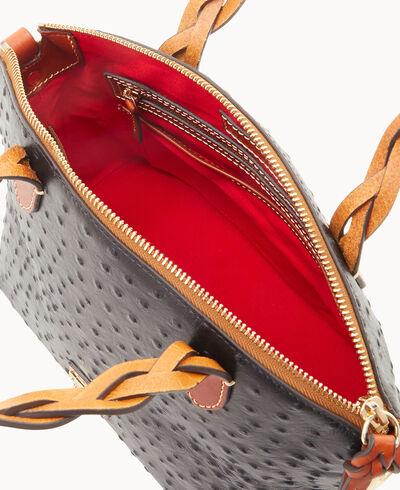 Ostrich Small Heidi Satchel
