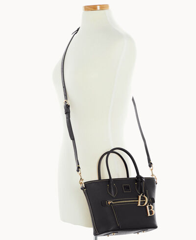 Pebble Grain Small Handle Tote