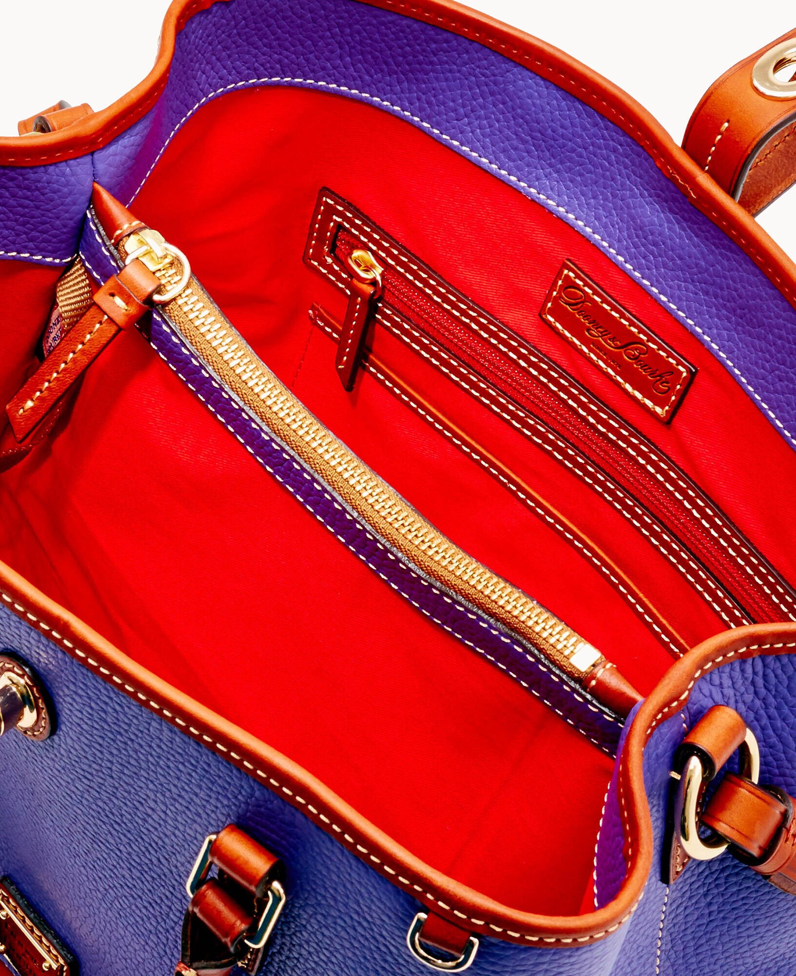Pebble grain perry satchel shop