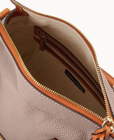 Pebble with Florentine Trim Satchel 30
