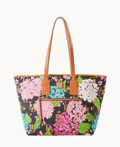 Hydrangea Monogram Tote