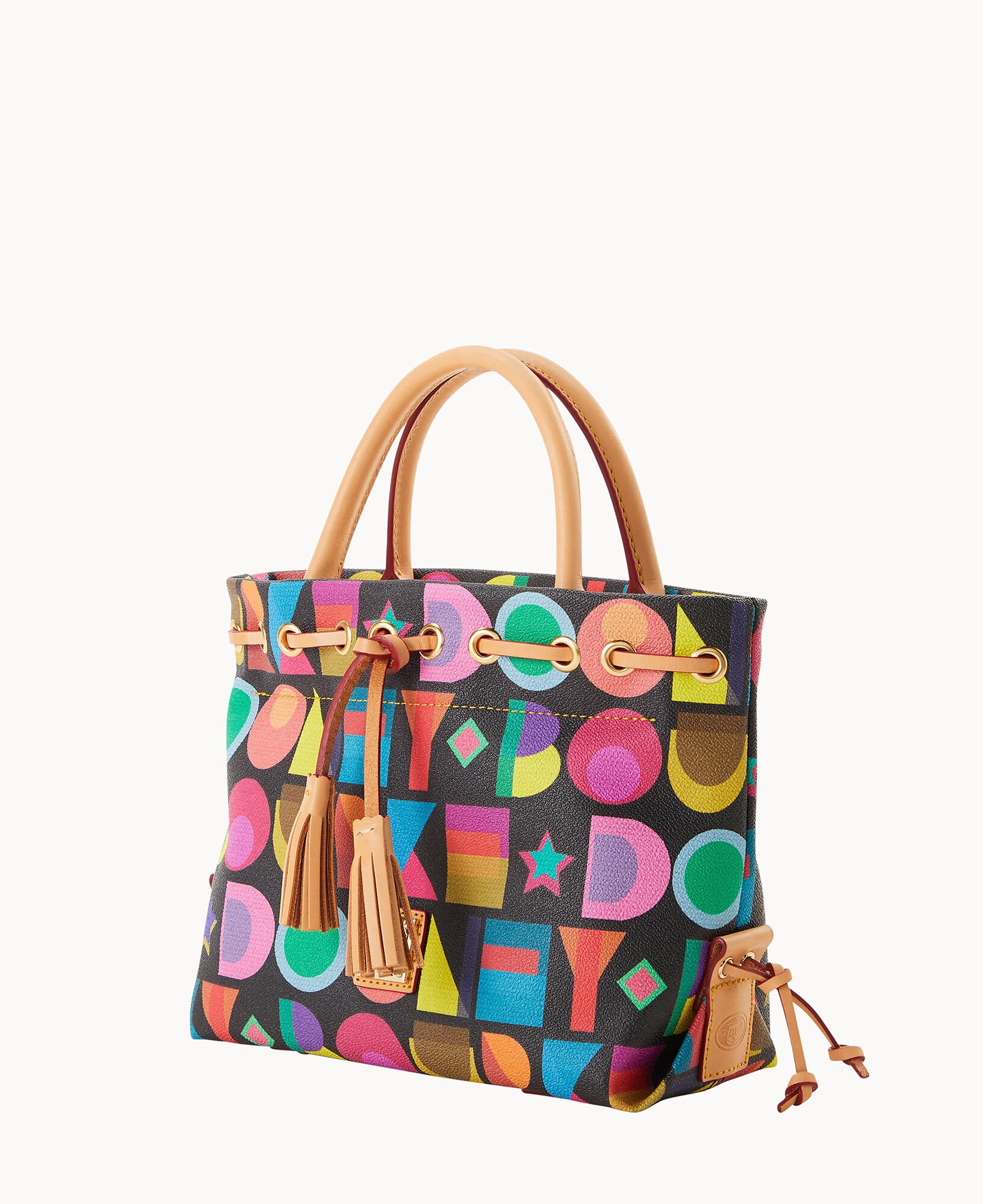 Dooney tassel tote on sale
