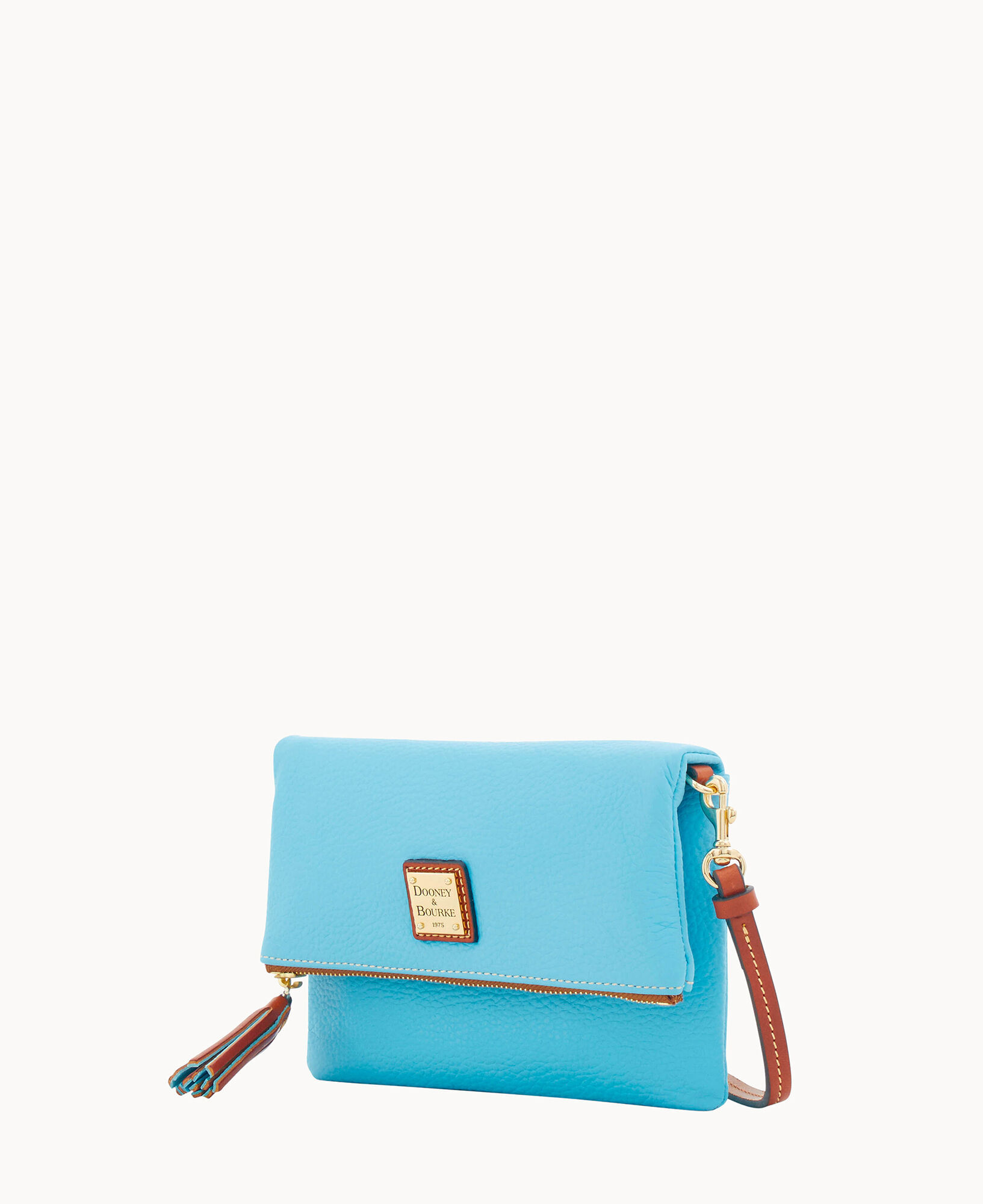 Dooney Bourke Pebble Grain Foldover Zip Crossbody