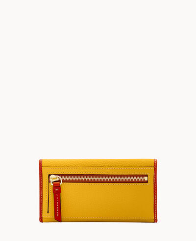 Pebble Grain Continental Clutch