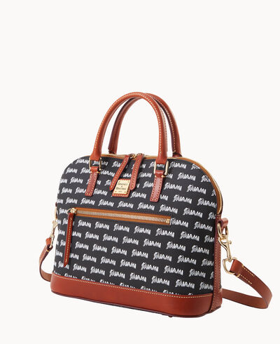 MLB Marlins Domed Zip Satchel