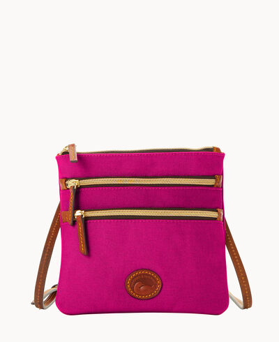 Nylon North South Triple Zip