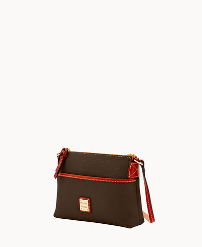 Pebble Grain Ginger Crossbody