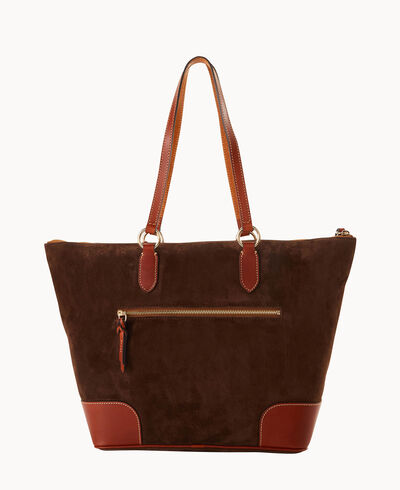 Suede Career Tote