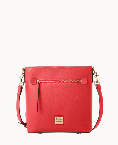 Saffiano Zip Crossbody