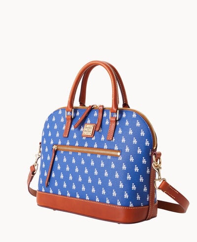 MLB Dodgers Domed Zip Satchel