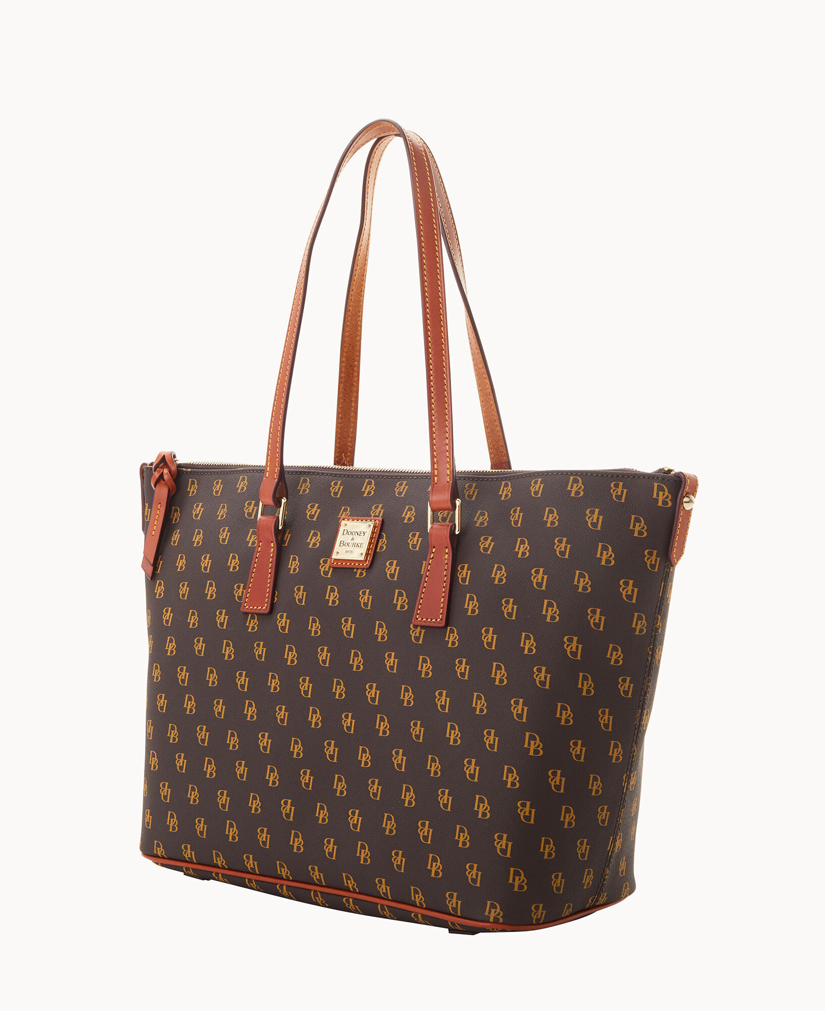 Dooney and bourke zip online top shopper