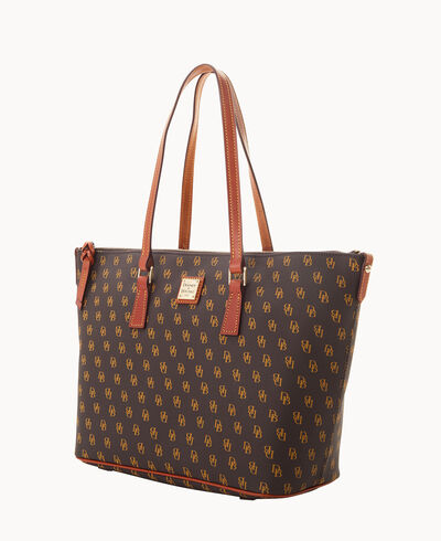 Gretta Zip Top Shopper