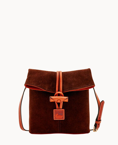 Suede Toggle Crossbody