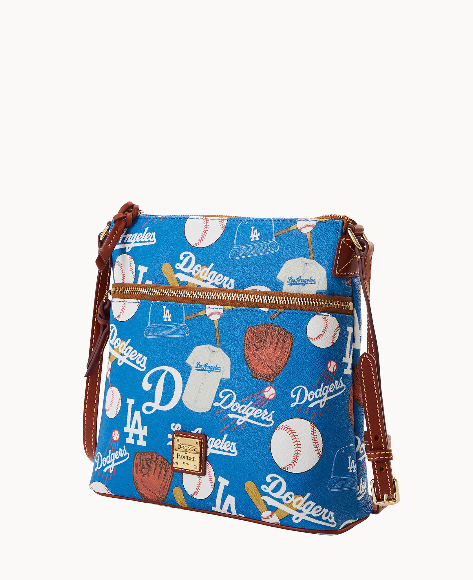 MLB Los Angeles Dodgers Stadium Crossbody Bag With Pouch